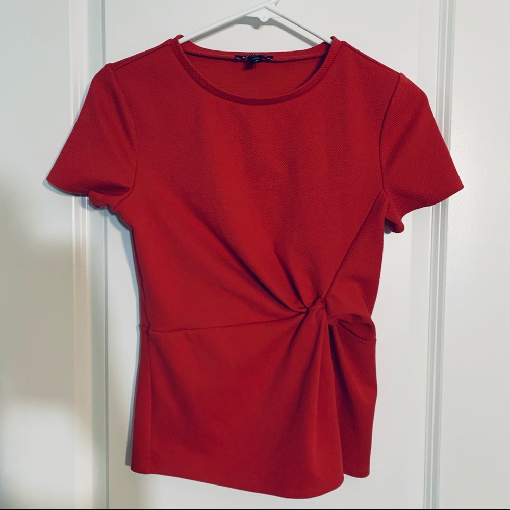 EXPRESS Twist Front Tee (Size: S)